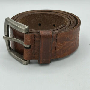Vintage Relic Octane brown leather belt, size 38